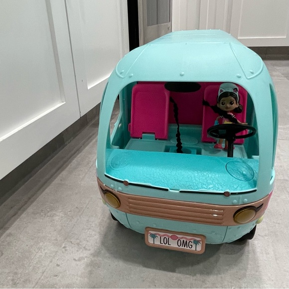 LOL Surprise Doll Camper 2 in 1 Blue Glamper Camper Van House & NO Accessories - Picture 8 of 9